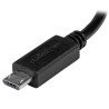 StarTech.com Cable USB OTG de 20cm - Cable Adaptador Micro USB a Mini USB - Macho a Macho
