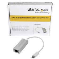 Adaptador para Red USB C StarTech.com US1GC30A - USB C, Color blanco