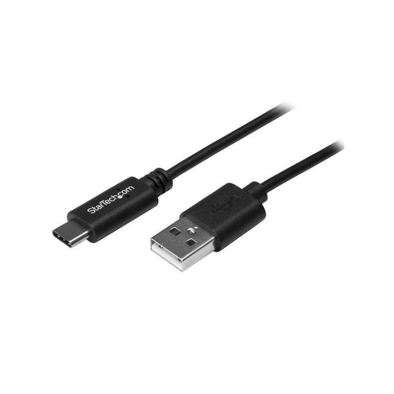 Cable Adaptador StarTech.com USB2AC50CM - USB A, USB C, Macho/Macho, 0, 5 m, Negro