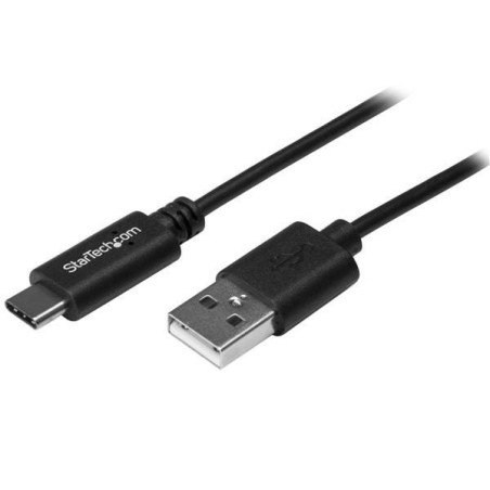 Cable Adaptador StarTech.com USB2AC50CM - USB A, USB C, Macho/Macho, 0, 5 m, Negro