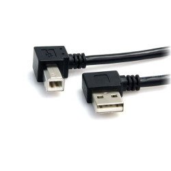 Cable USB StarTech.com - 0, 9 m, USB A, USB B, Macho/Macho, Negro
