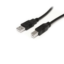 Cable USB StarTech.com USB2HAB30AC - USB A, USB B, Macho/Macho, 9 m, N