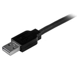 Cable USB StarTech.com USB2HAB50AC - USB B, USB B, Macho/Macho, 15 m, Negro