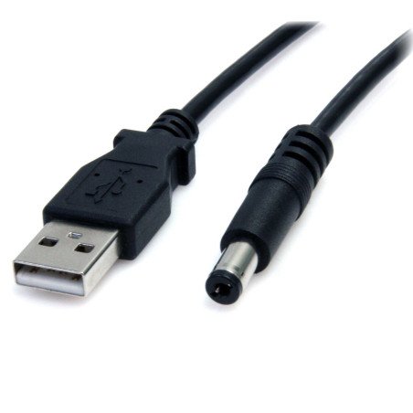 Cable adaptador USB StarTech.com USB2TYPEM2M - USB, USB, Macho/Macho, 2 m, Negro