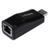 Tarjeta de red externa StarTech.com USB31000NDS - Negro, 1 Gbit/s