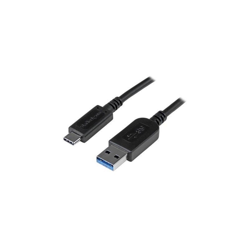 Cable USB StarTech.com - 1 m, USB A, USB C, Macho/Macho, Negro