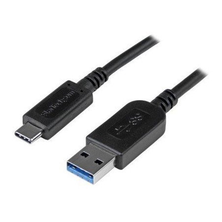 Cable USB StarTech.com - 1 m, USB A, USB C, Macho/Macho, Negro