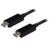 Cable USB StarTech.com - 1 m, USB C, USB C, Macho/Macho, Negro