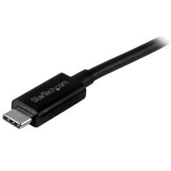 Cable USB StarTech.com - 1 m, USB C, USB C, Macho/Macho, Negro