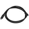 Cable USB StarTech.com - 1 m, USB C, USB C, Macho/Macho, Negro