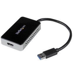 Adaptador tarjeta de video externa StarTech.com - USB, Negro