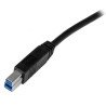 Cable USB StarTech.com - 1 m, USB A, USB B, Macho/Macho, Negro