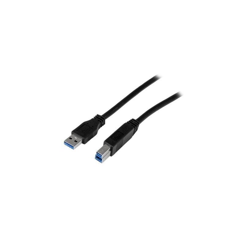 Cable USB StarTech.com - 2 m, USB A, USB B, Macho/Macho, Negro