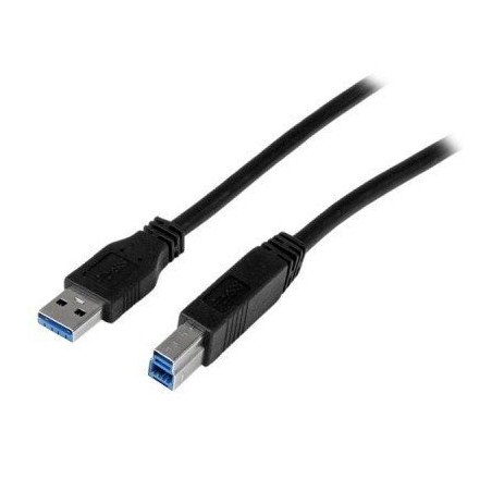 Cable USB StarTech.com - 2 m, USB A, USB B, Macho/Macho, Negro