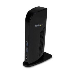 StarTech.com Docking Station USB 3.0 de 2 Monitores para Portátil - HDMI y DVI/VGA - Hub Ladrón 6x USB-A - GbE - Audio -