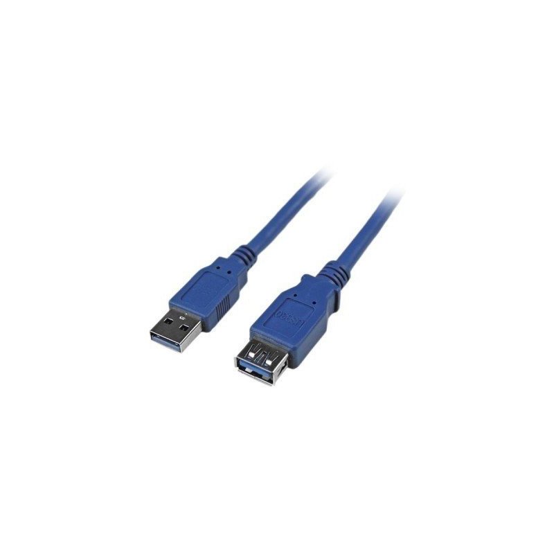 Cable de extensión USB 3.0 StarTech.com - 1.8 m, USB A, USB A, Macho/hembra, Azul