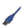 Cable de extensión USB 3.0 StarTech.com - 1.8 m, USB A, USB A, Macho/hembra, Azul