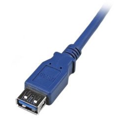 Cable de extensión USB 3.0 StarTech.com - 1.8 m, USB A, USB A, Macho/hembra, Azul