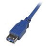 Cable de extensión USB 3.0 StarTech.com - 1.8 m, USB A, USB A, Macho/hembra, Azul