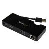Replicador de puertos StarTech.com - 5 Gbit/s, Negro