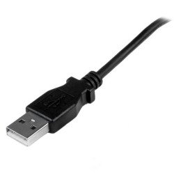 Cable adaptador USB StarTech.com - 1 m, USB A, Micro-USB B, Macho/Macho, Negro