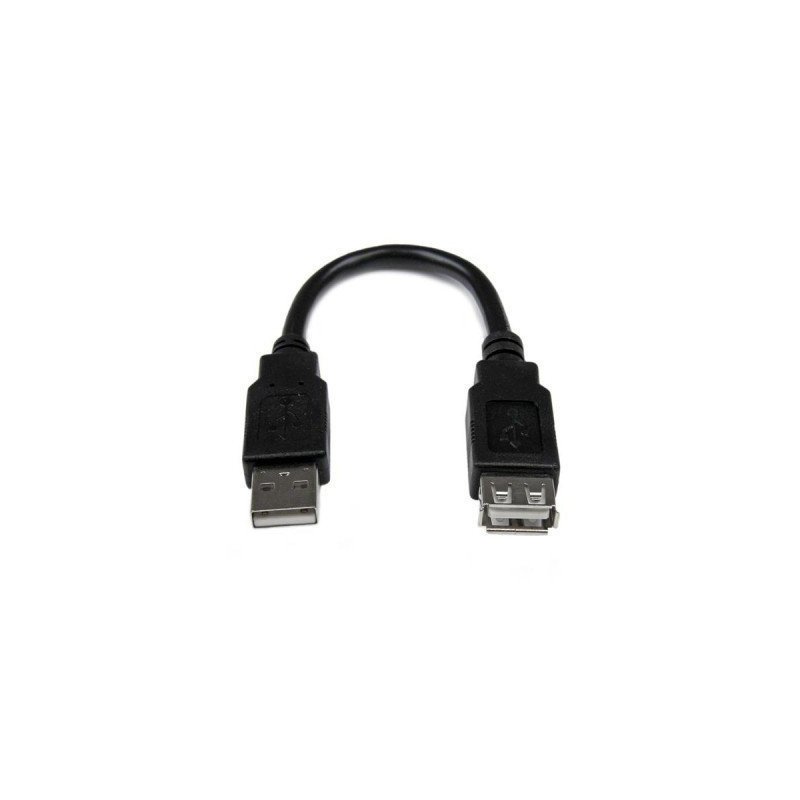 Cable de extensión StarTech.com - Negro, USB, USB, Macho/hembra