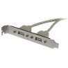 Adaptador de placa USB StarTech.com - IDC, USB A, Hembra/hembra