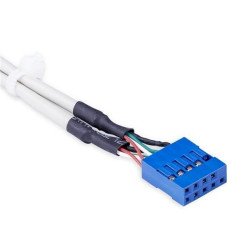 Cabezal bracket StarTech.com USBPLATE4 - USB A, USB A, Color blanco