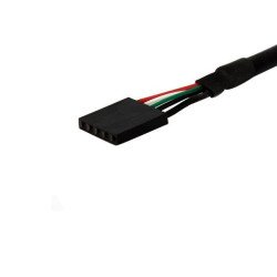 Cable USB StarTech.com - 0, 9 m, IDC, USB A, Hembra/hembra, Negro