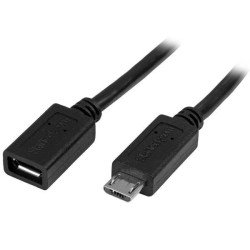Cable micro USB StarTech.com - 0, 5 m, Micro-USB B, Micro-USB B, Macho