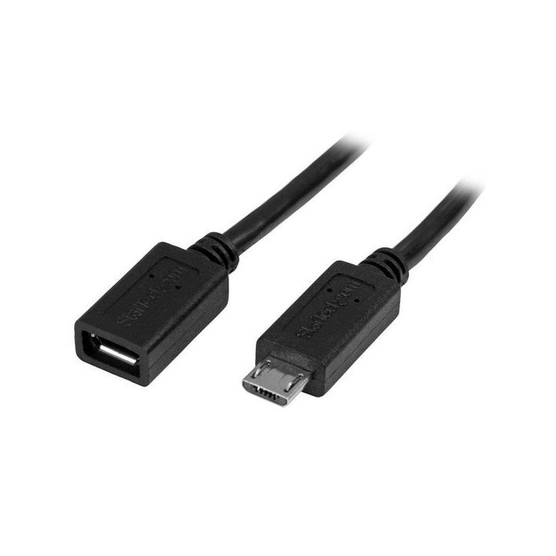 Cable micro USB StarTech.com - 0, 5 m, Micro-USB B, Micro-USB B, Macho