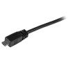 StarTech.com Cable Adaptador de 30cm USB A Macho a Micro USB B Macho de Teléfono Móvil Smartphone