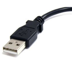 Cable adaptador USB StarTech.com - 0, 1524 m, USB A, Micro-USB B, Macho/Macho, Negro