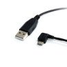 Cable USB 2.0 StarTech.com - 1.83 m, USB A, Micro-USB B, Macho/Macho, Negro