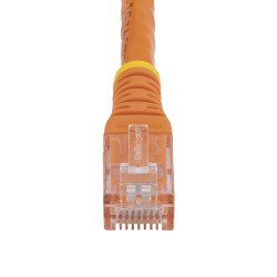 Cable de red StarTech.com - 4.57 m, RJ-45, RJ-45, Macho/Macho, Naranja