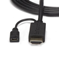Cable Convertidor HDMI a VGA StarTech.com HD2VGAMM6 - 1.9 m, HDMI, VGA, Negro