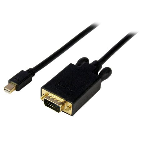 Convertidor Mini DisplayPort a VGA StarTech.com - mini DisplayPort, VGA (D-Sub), Macho/Macho, Negro