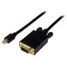 Convertidor Mini DisplayPort a VGA StarTech.com - mini DisplayPort, VGA (D-Sub), Macho/Macho, Negro
