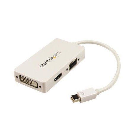 Adaptador de video StarTech.com - Mini DisplayPort, Color blanco