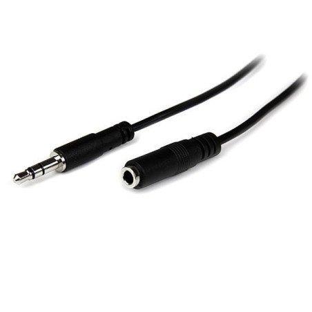 Cable de extensión StarTech.com - 2 m, 3.5 mm, 3.5 mm, Macho/hembra, N