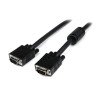 Cable coaxial StarTech.com - 3, 05 m, VGA (D-Sub), VGA (D-Sub), Macho/Macho, Negro