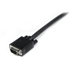 Cable coaxial StarTech.com - 3, 05 m, VGA (D-Sub), VGA (D-Sub), Macho/Macho, Negro