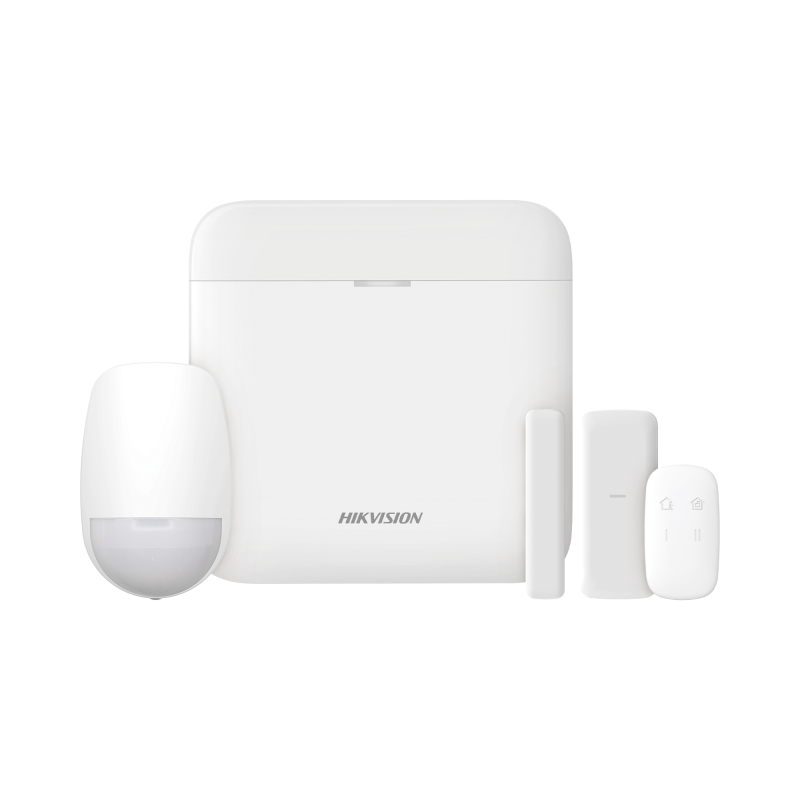 kit de alarma AX pro, incluye: 1 hub, 1 sensor PIR, 1 contacto magnético Slim, 1 control remoto, WiFi, compatible con H