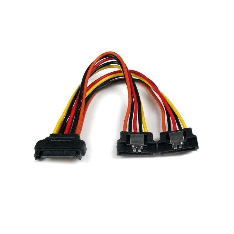 Splitter StarTech.com PYO2LSATA - Negro, SATA