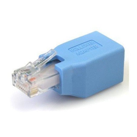 Adaptador rollower StarTech.com - RJ45, RJ45, Macho/hembra, Azul