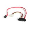 Adaptador cable StarTech.com SAS729PW18 - SATA, Macho/Macho, Rojo