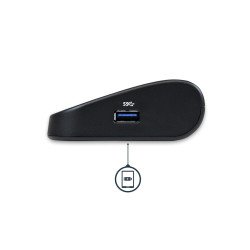 Replicador de puertos StarTech.com - 5 Gbit/s, Negro