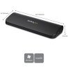 Replicador de puertos StarTech.com - 5 Gbit/s, Negro