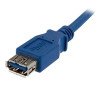 Cable extensión USB 3.0 StarTech.com - 1 m, USB A, USB A, Macho/hembra