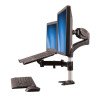 Brazo para un Monitor StarTech.com ARMUNONB - 8 kg, Aluminio, 15", 27"